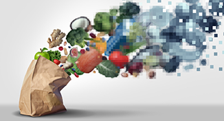 Imagen de  Comestibles que se evaporan en partículas digitales